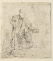 KG 03657
<br/>
Het berouw van Petrus ( B 96 )
<br/>
<em>Rembrandt (1606-1669)</em>